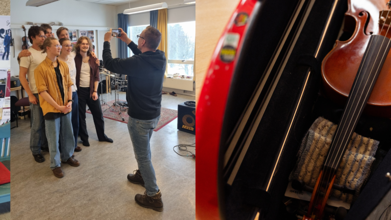 Folkmusikgruppen Äling Bäling uppmärksammas i Östersunds-Posten