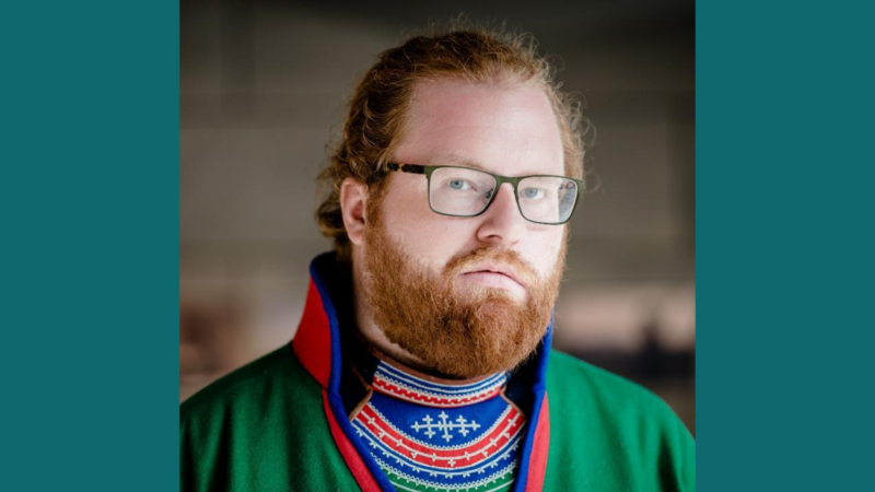 Johan Sandberg McGuinne: målet med skrivarkursen i sydsamiska är att skapa lust